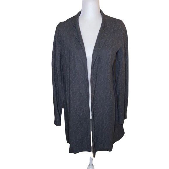 Eileen Fisher open front long sleeve silk blend Jacket - Picture 1 of 7